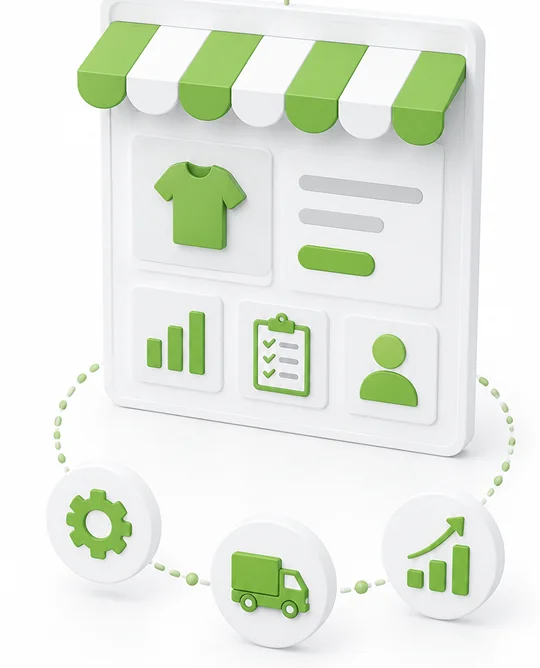Split image showing a customer abandoning a cart on the left versus a customer completing a happy purchase on the right